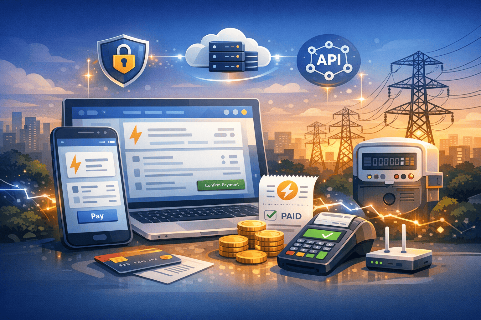 دفع فواتير الكهرباء بكل سهولة