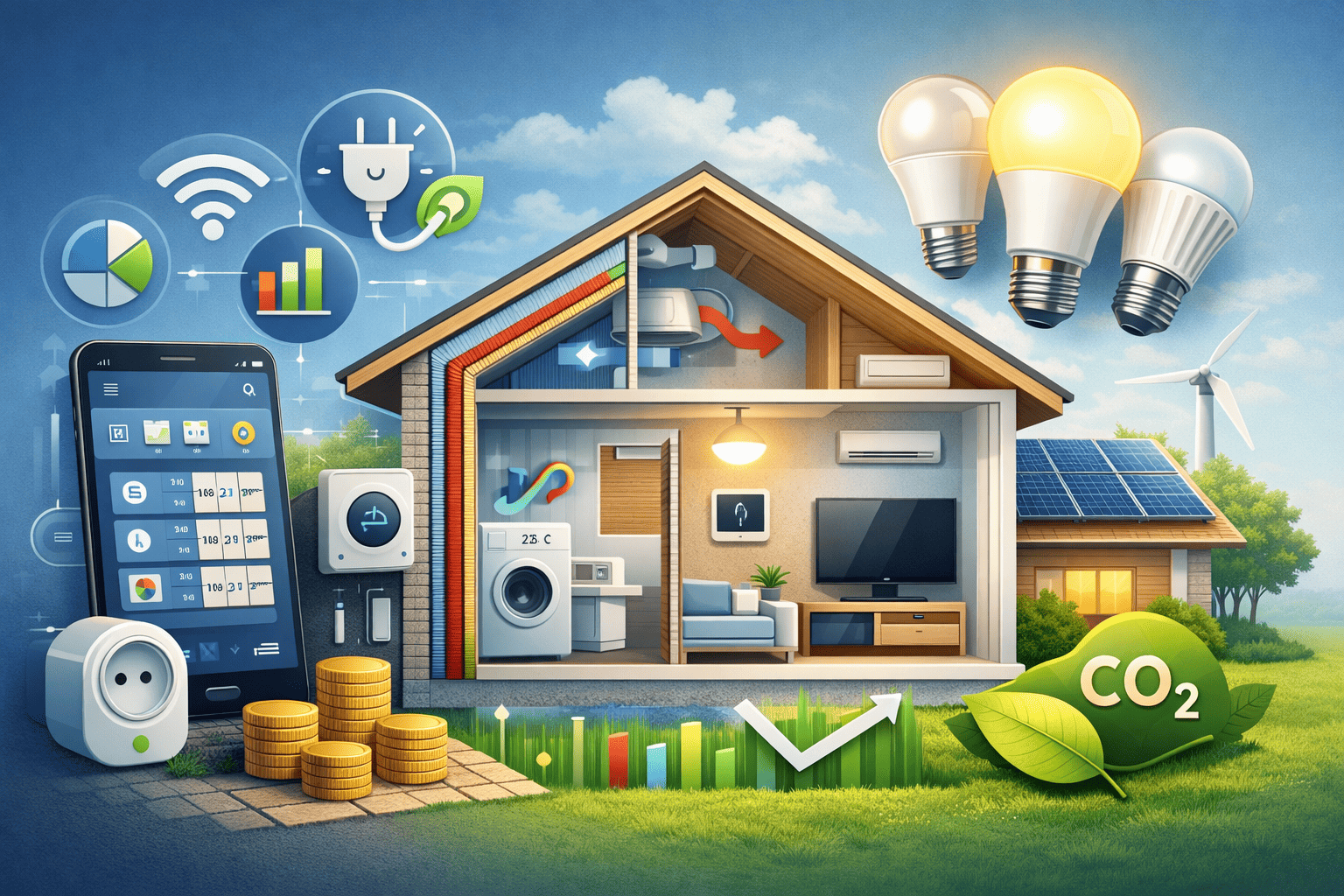 نصائح ذكية لتقليل استهلاك كهرباء منزلك.