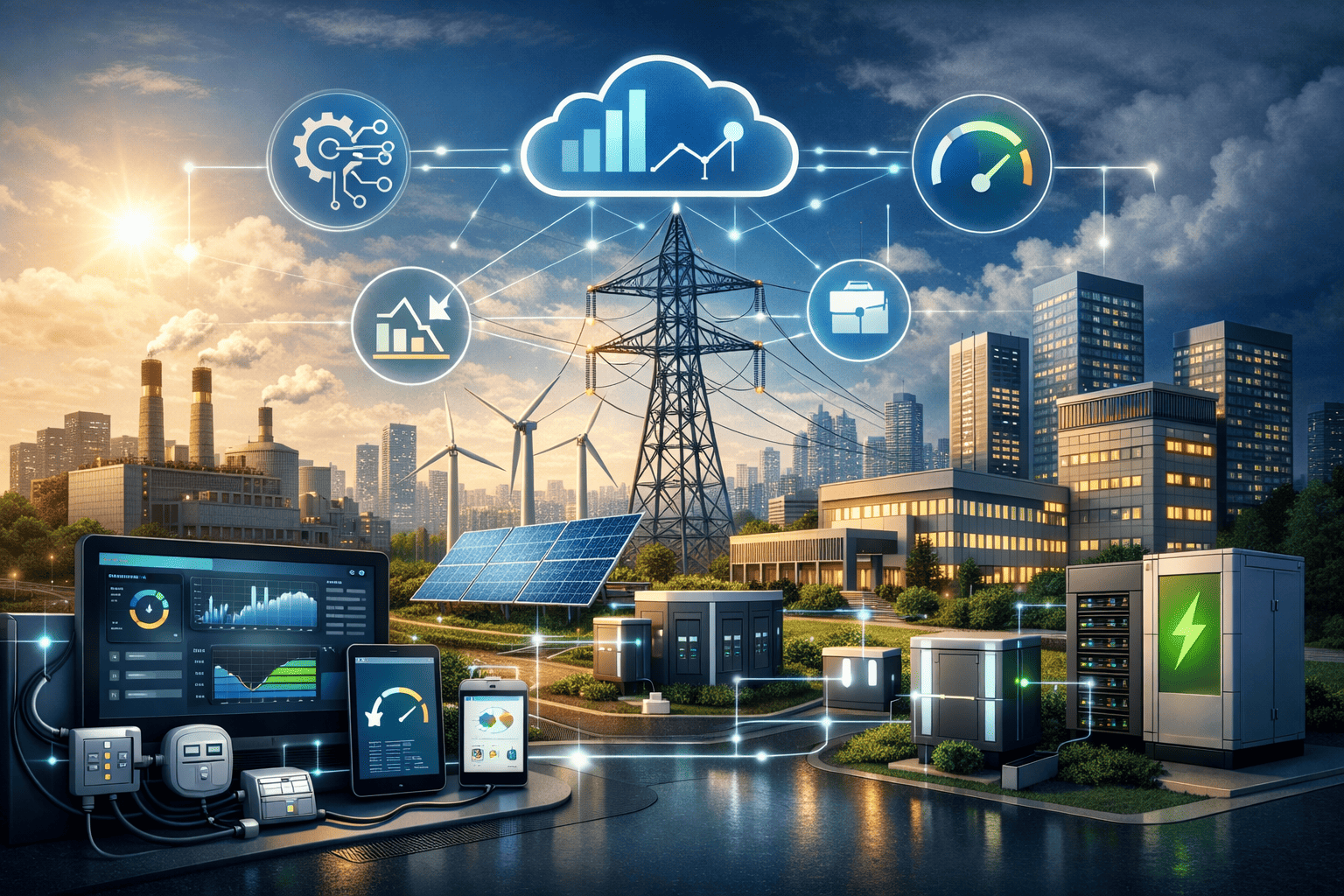 إدارة استهلاك الكهرباء بذكاء.